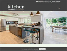 Tablet Screenshot of kitchencompanyuxbridge.co.uk
